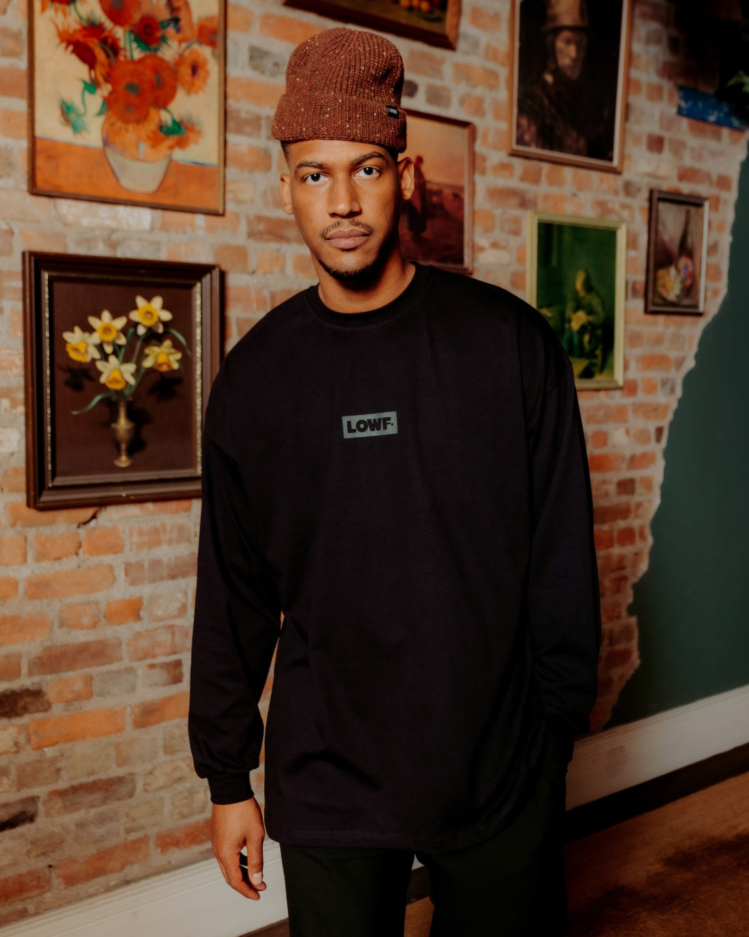 Box Logo Long Sleeve - Black