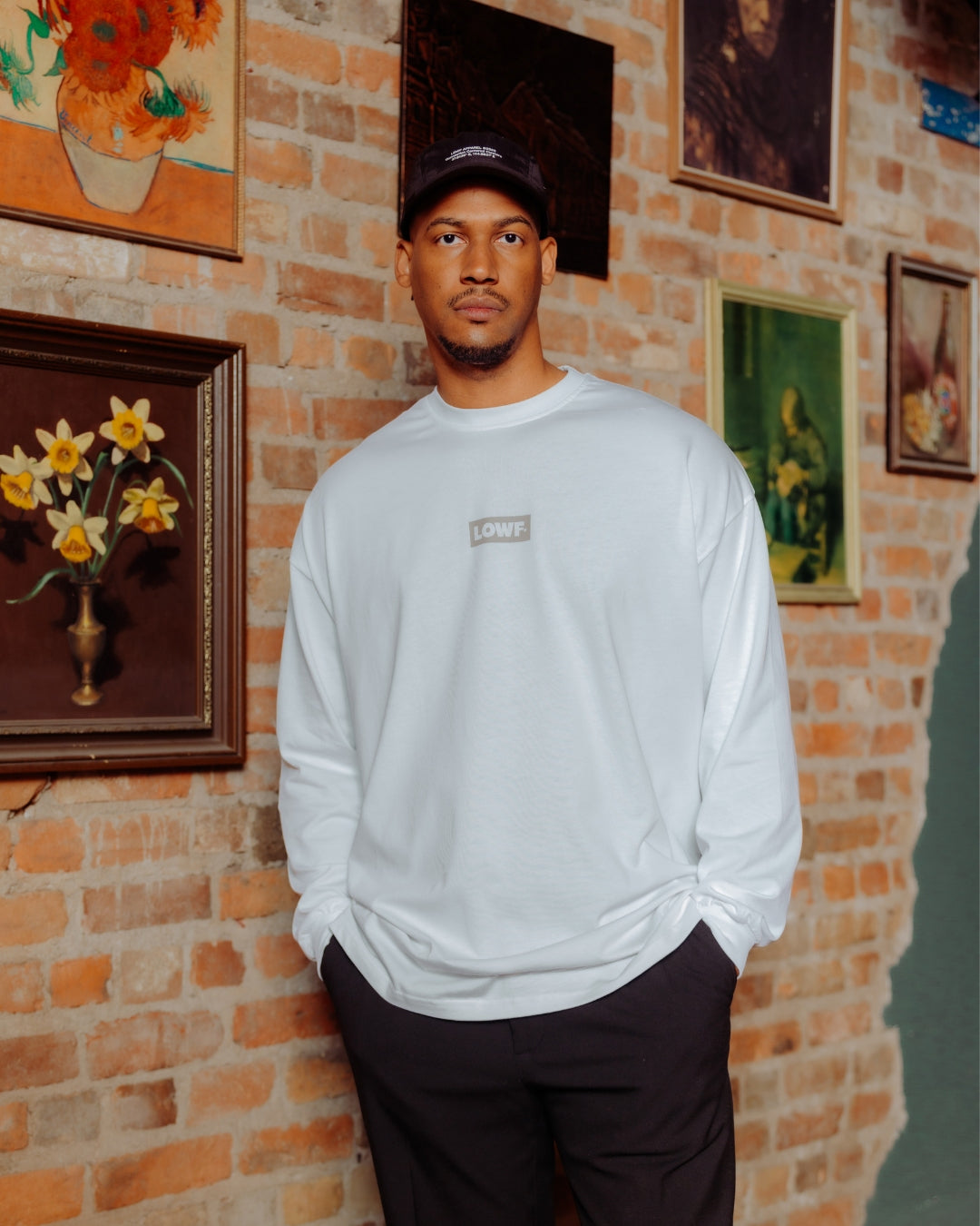 Box Logo Long Sleeve - White