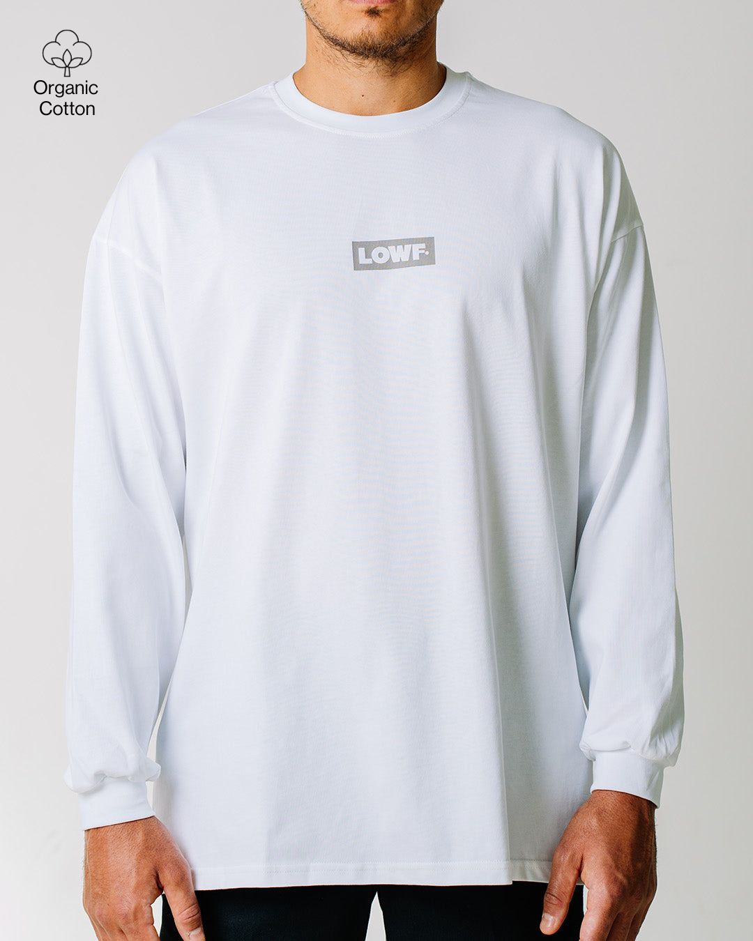Box Logo Long Sleeve - White