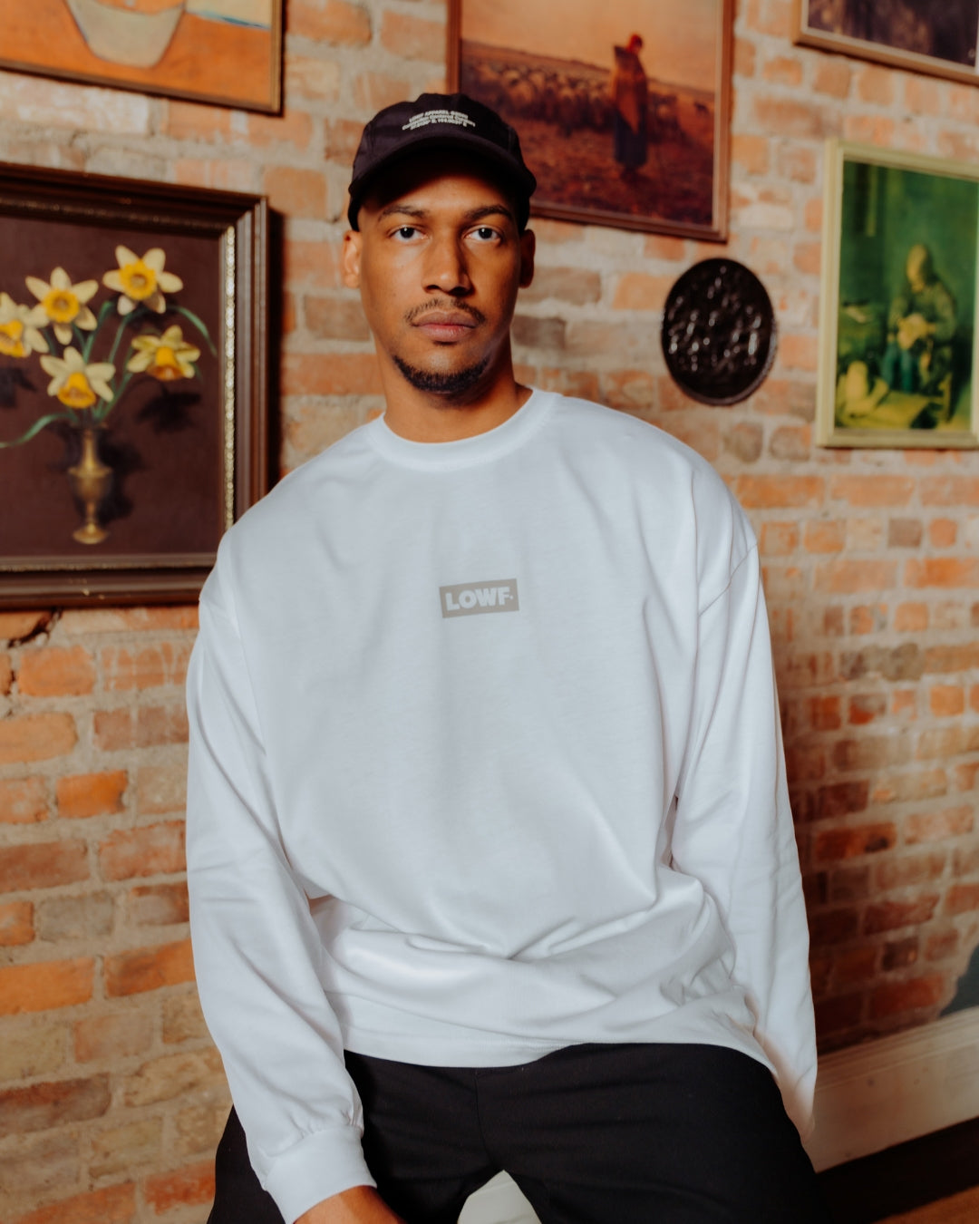 Box Logo Long Sleeve - White