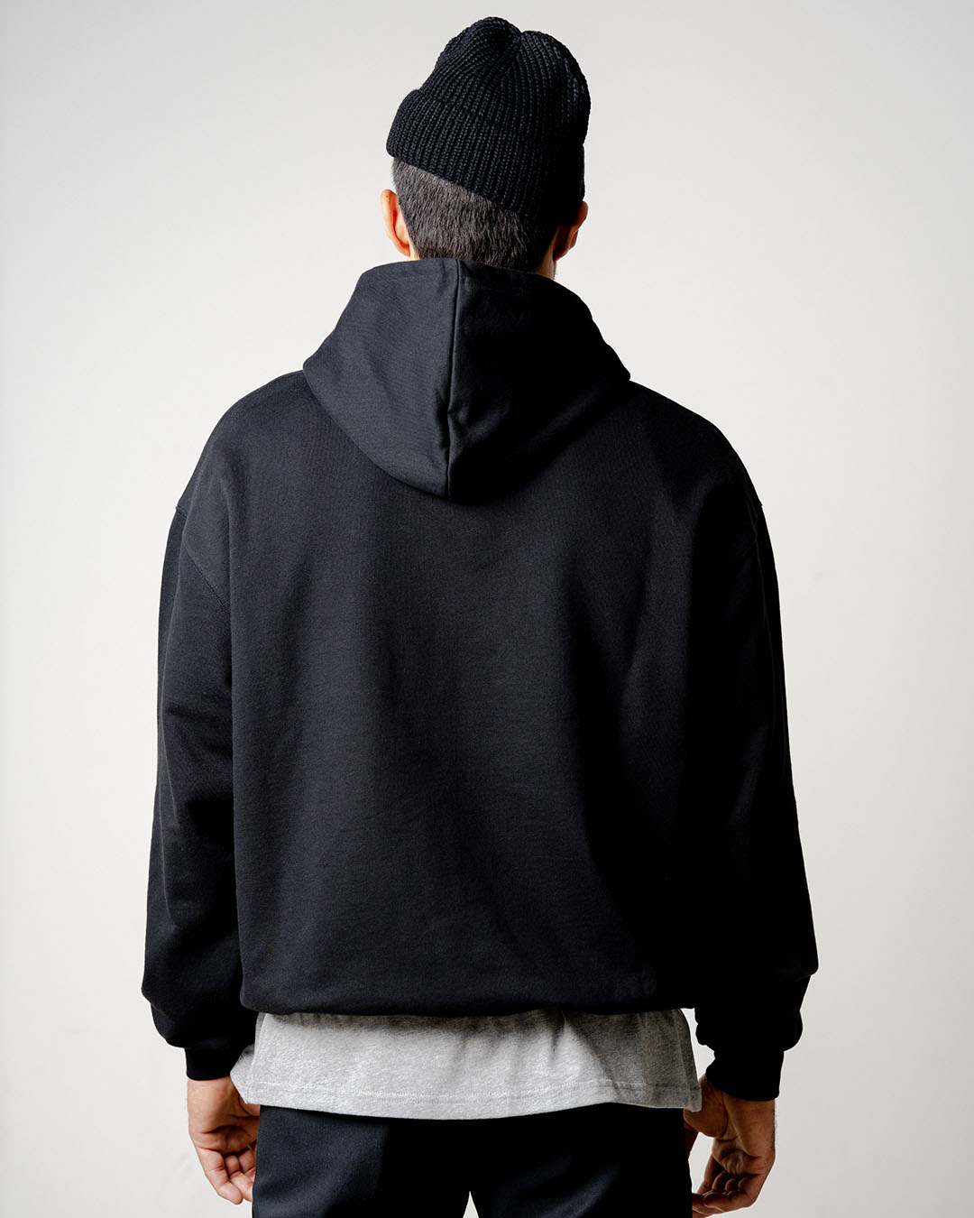 Block Logo Heavyweight Hoodie - Black