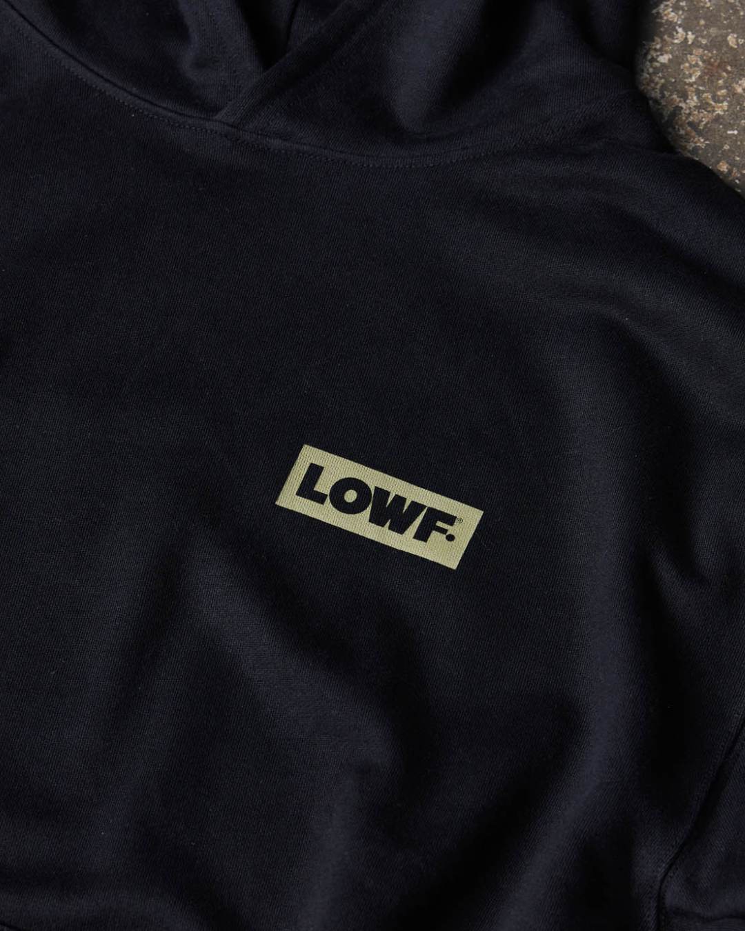 Block Logo Heavyweight Hoodie - Black
