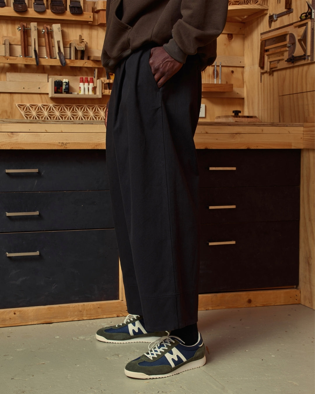 Kyoto Box Pleat Pants