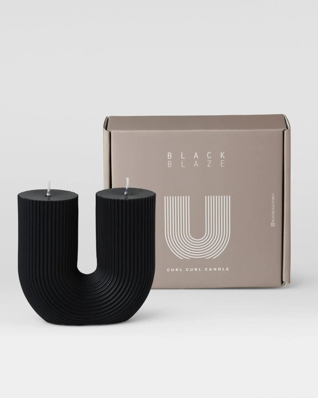 Curl Curl Candle - Black