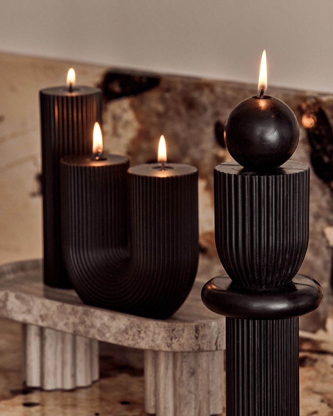 Curl Curl Candle - Black
