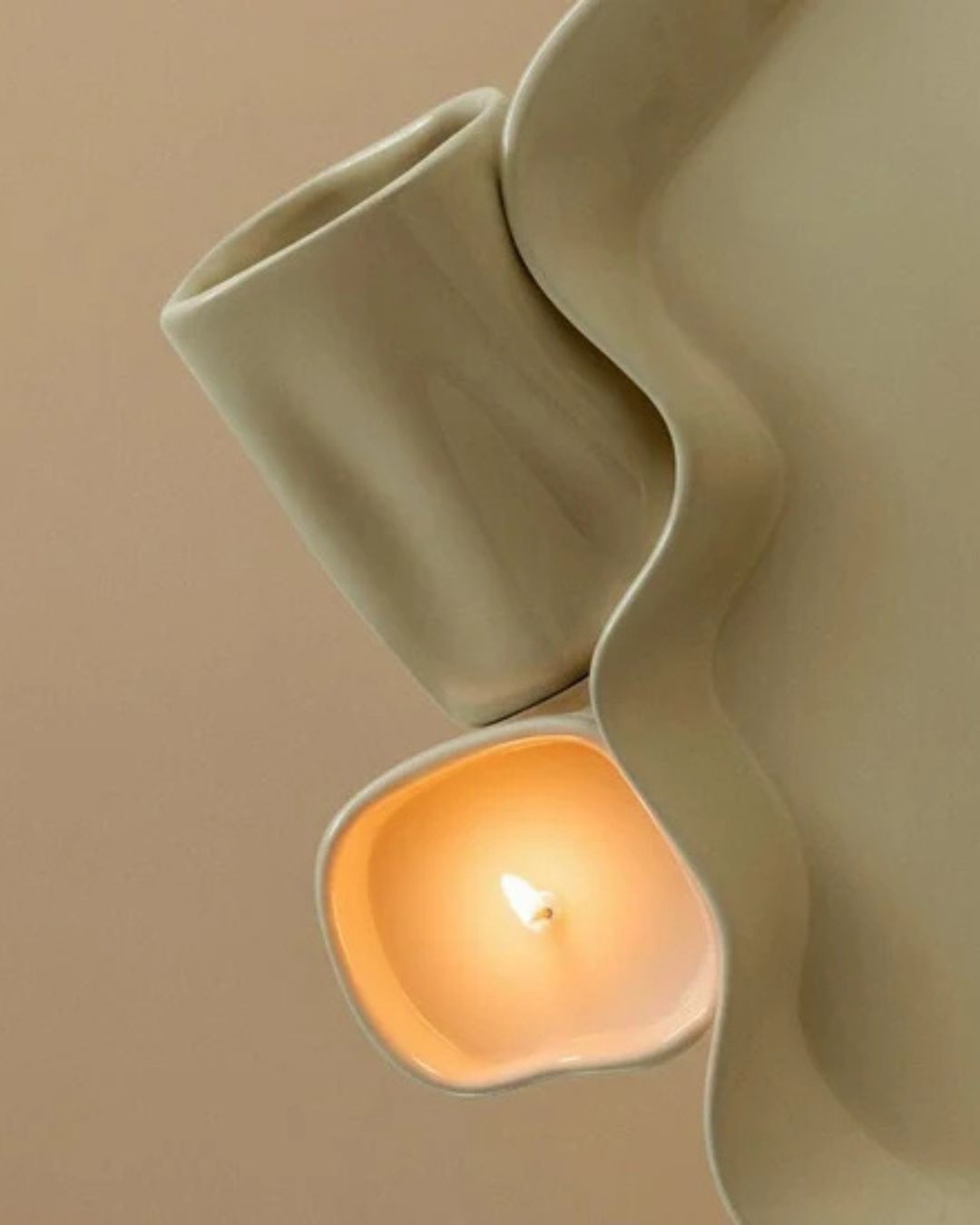 Rainveil Ceramic Candle