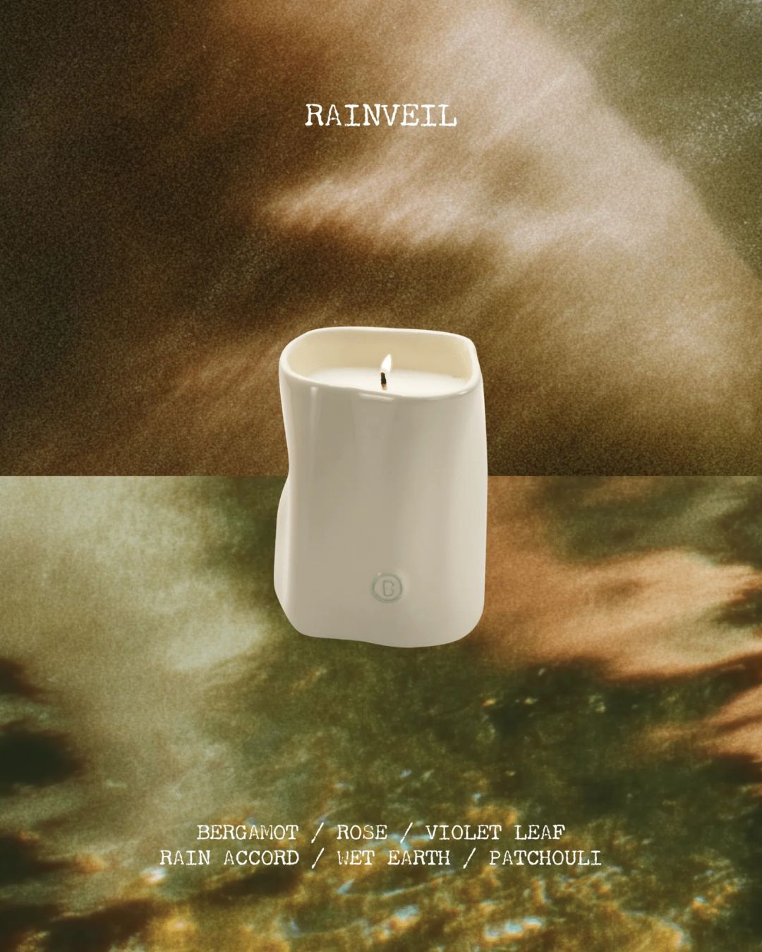 Rainveil Ceramic Candle
