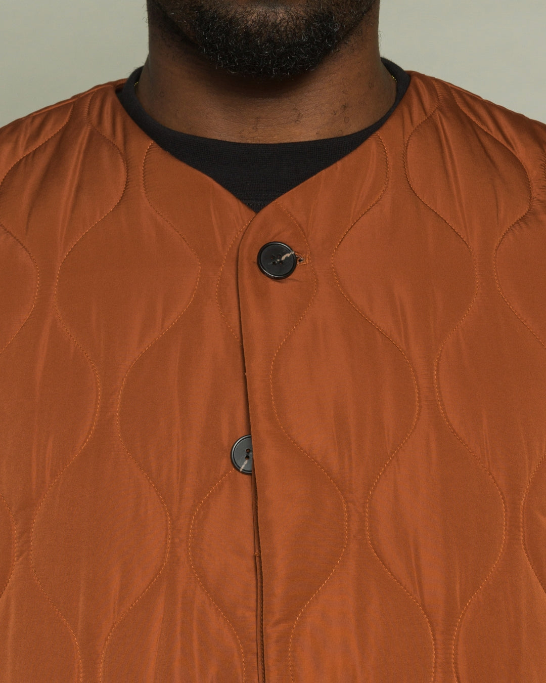 Axis Quilted Vest - Copper