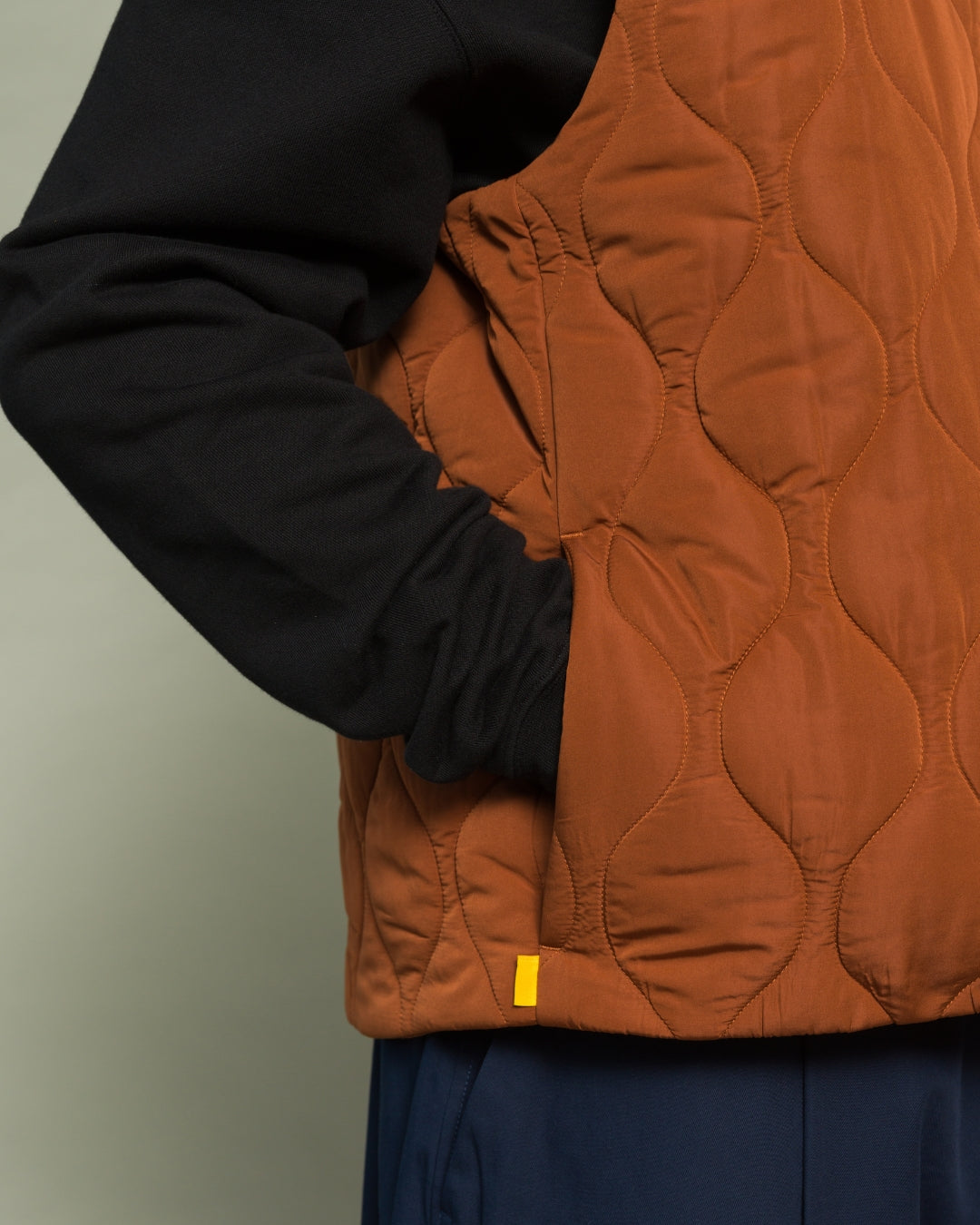 Axis Quilted Vest - Copper