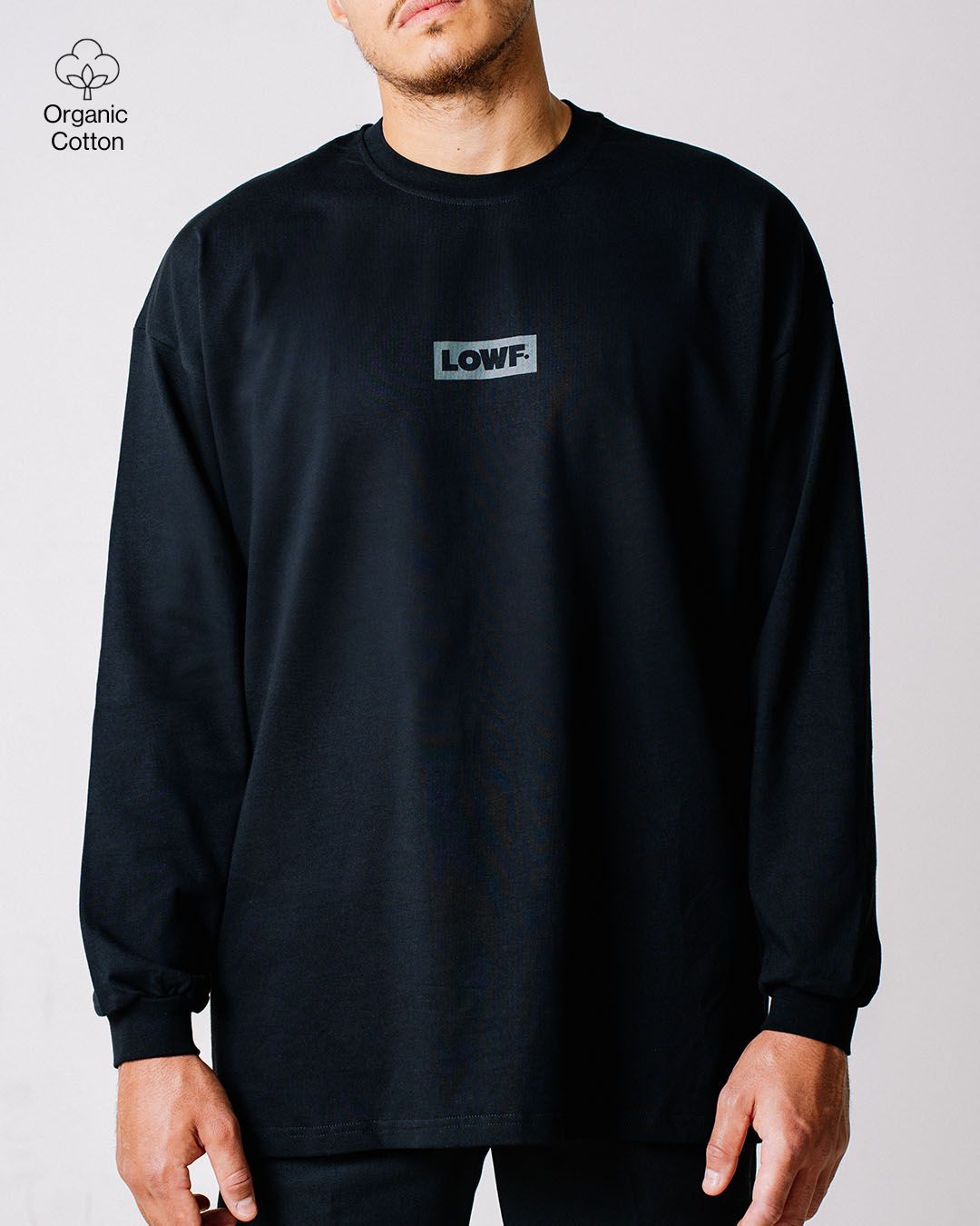 Box Logo Long Sleeve - Black