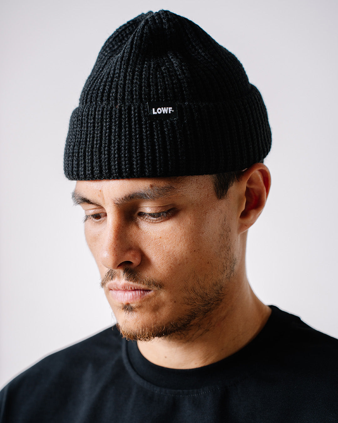 Fisherman Beanie - Black