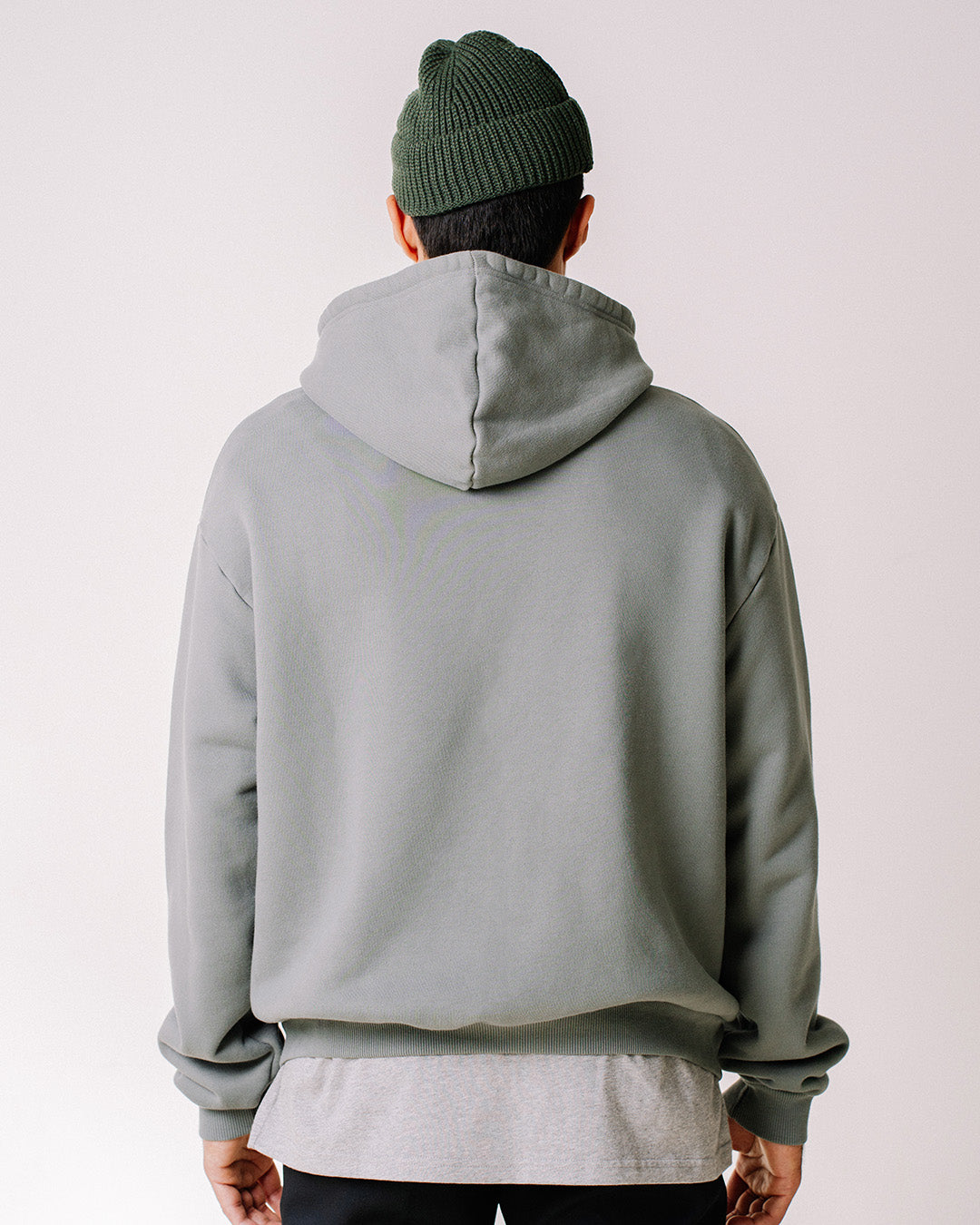 Box Logo Heavyweight Hoodie - Sage