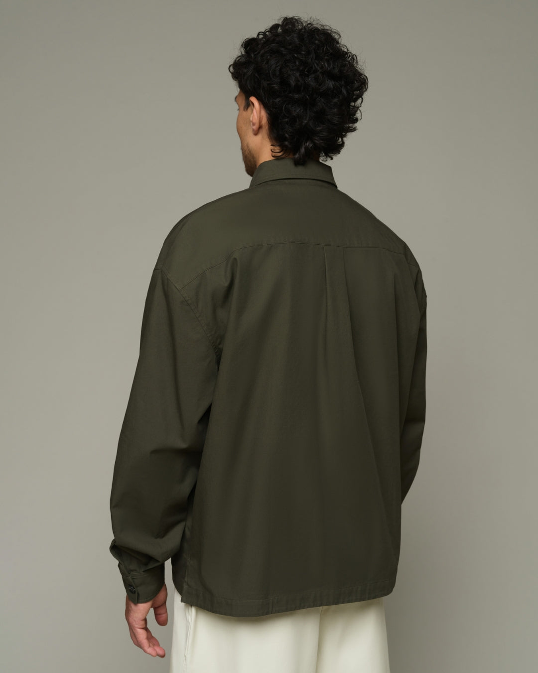 LS Structure Shirt - Earth Olive