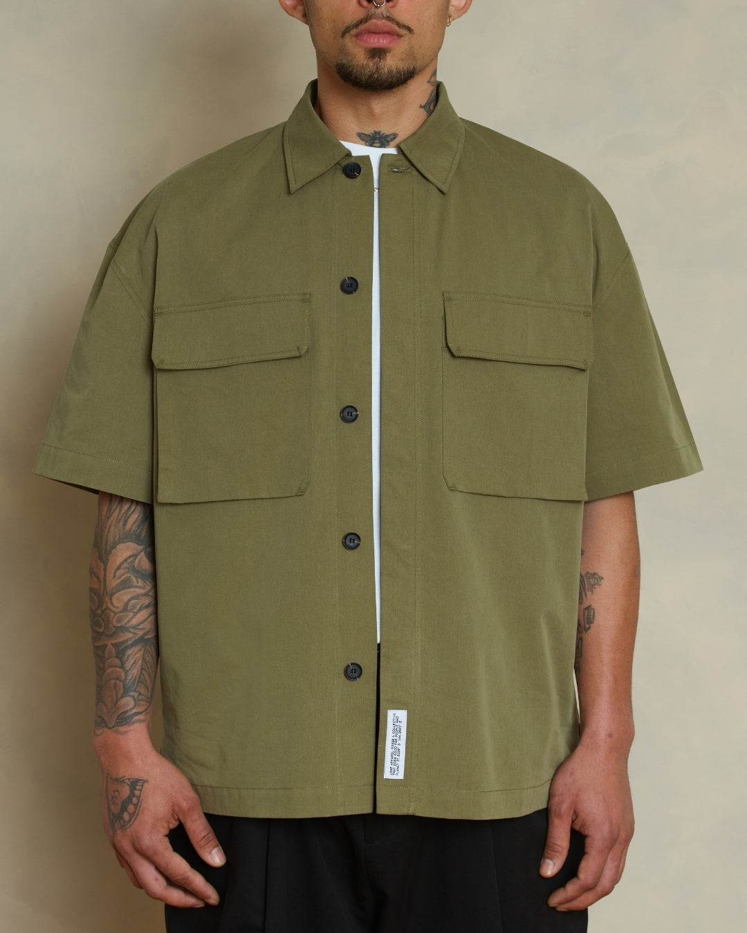 Structure Shirt - Vintage Olive