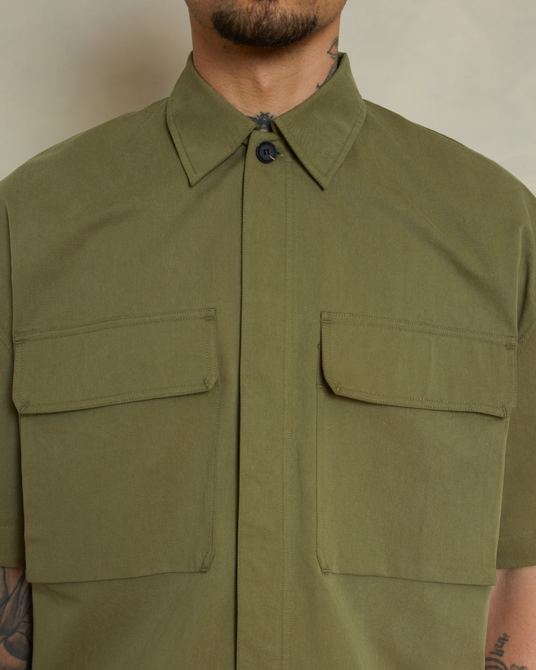 Structure Shirt - Vintage Olive