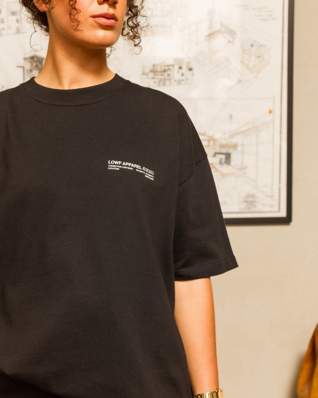 【新品未使用】ラフロウ superior pima cotton T シャツ黒 ZETASTORE_22SS009BLK_02_f93cd5