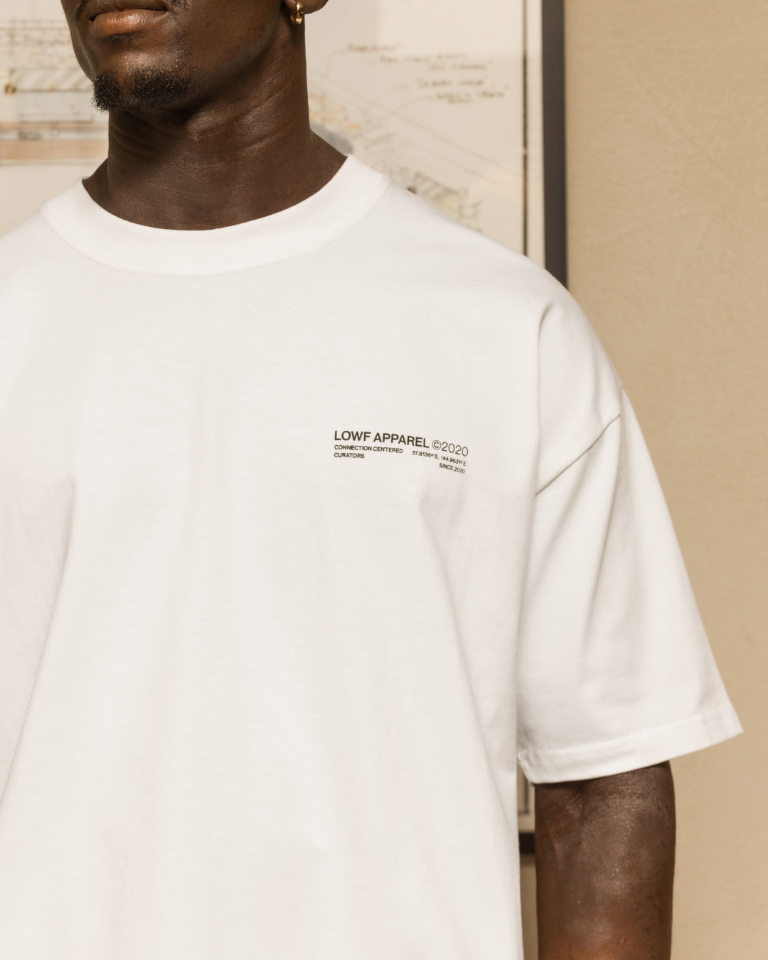 Tシャツ・カットソー LOW BRAND FW24 shirt double wool (L1JFW24256791 E044) loose fit crew neck T-shirt - SchaferandweinerShops