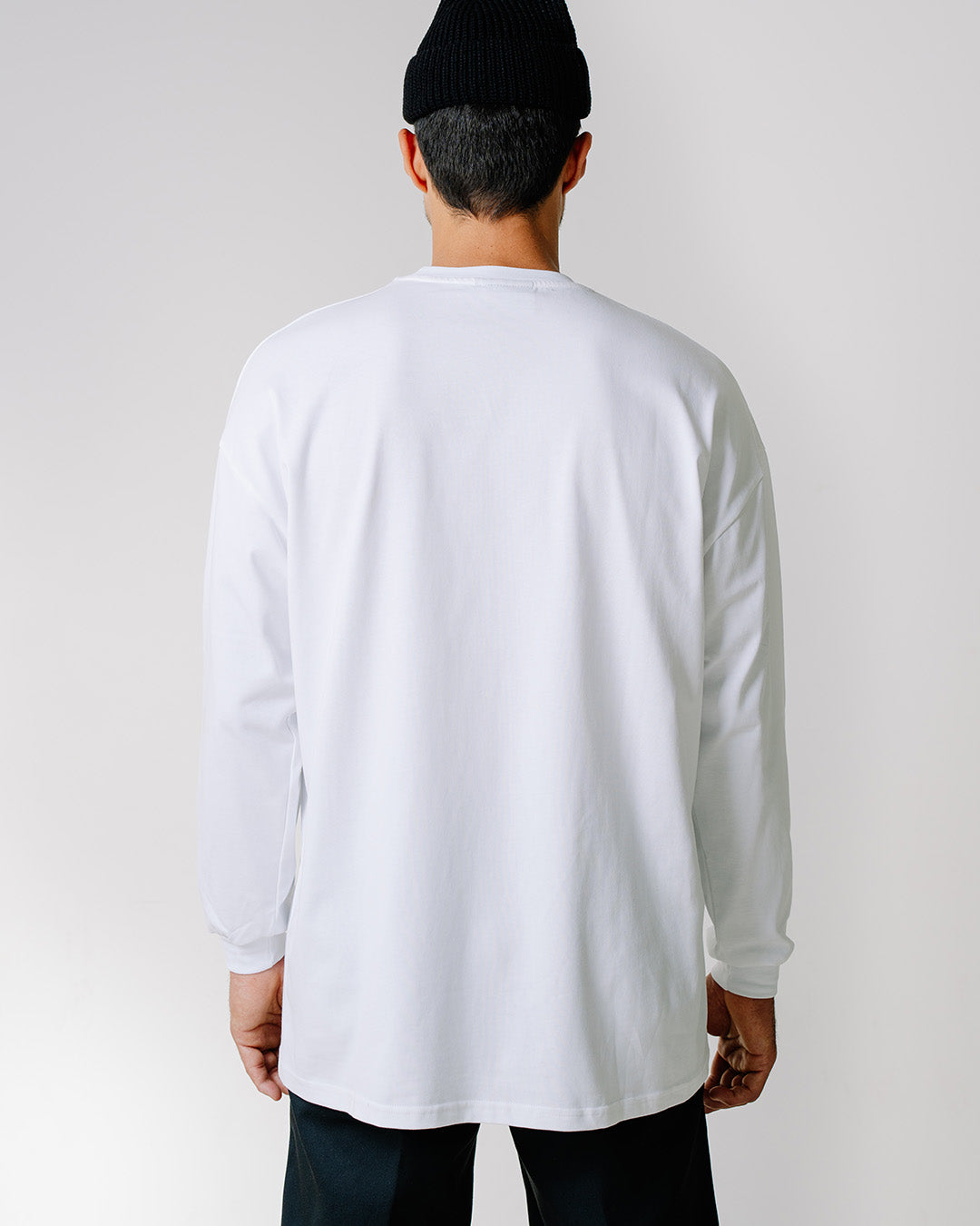 Box Logo Long Sleeve - White