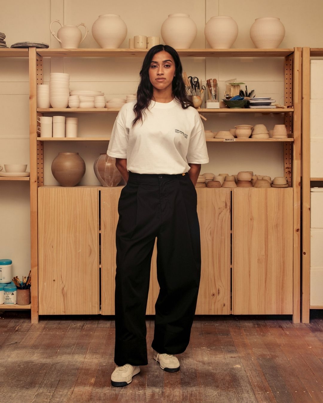 Kyoto Box Pleat Pants [Pre-order]