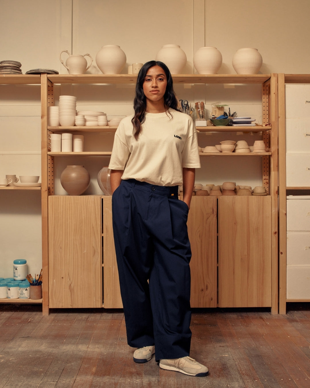 Kyoto Box Pleat Pants [Pre-order]