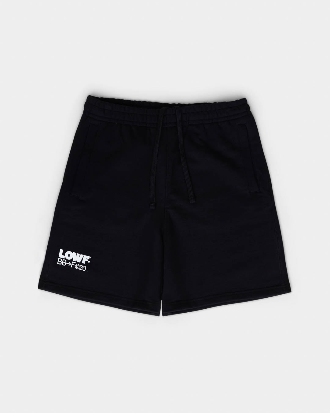 Relaxed Fit Stamp Shorts - Black